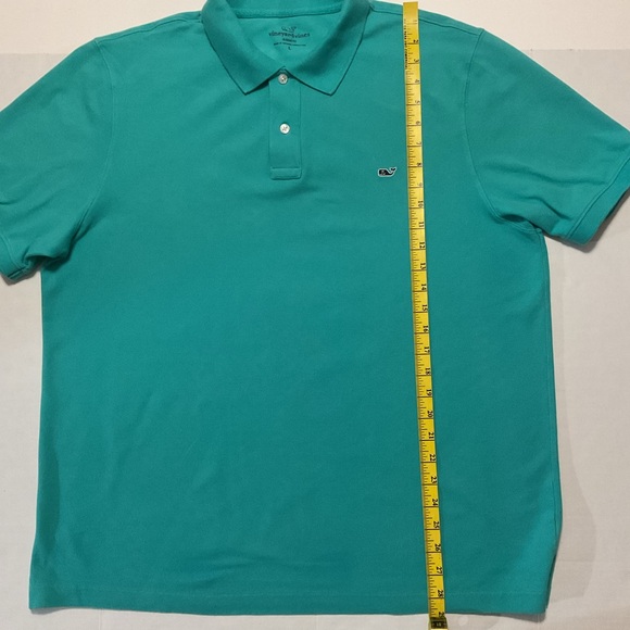 Vineyard Vines Men’s Classic Fit Polo Shirt Green Short Sleeve - Picture 3 of 7
